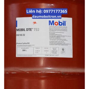 Dầu tuabin Mobil DTE 732 ISO VG 32 dùng cho tuabin hơi và khí