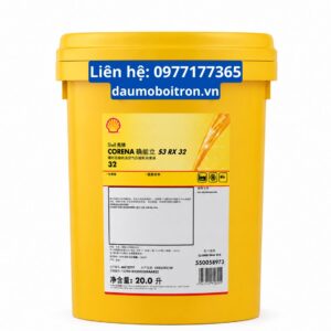 Shell Corena S3 RX 32 – dầu máy nén khí trục vít ISO VG 32 chính hãng.
